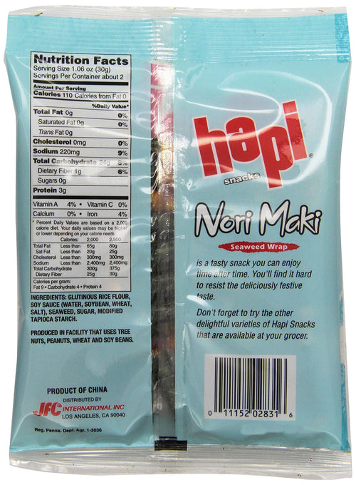 Bags Seaweed Wrap Rice Crackers