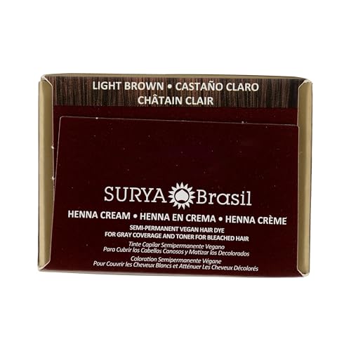 Henna Light Brown Cream Surya Nature Inc