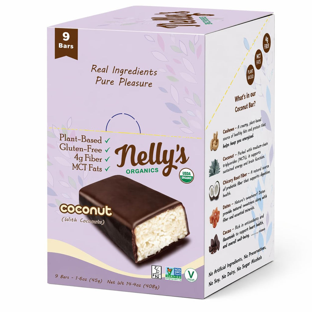 Nelly Organics Dark Chocolate Bars
