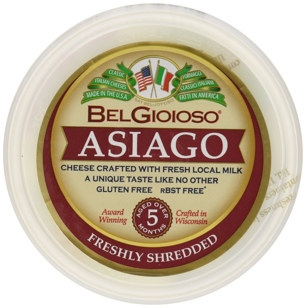 Asiago, Shredded
