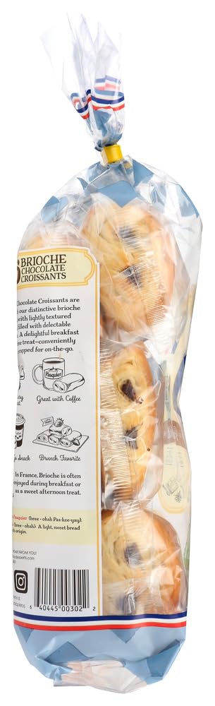 Brioche Pasquier Authentic French Chocolate Croissants