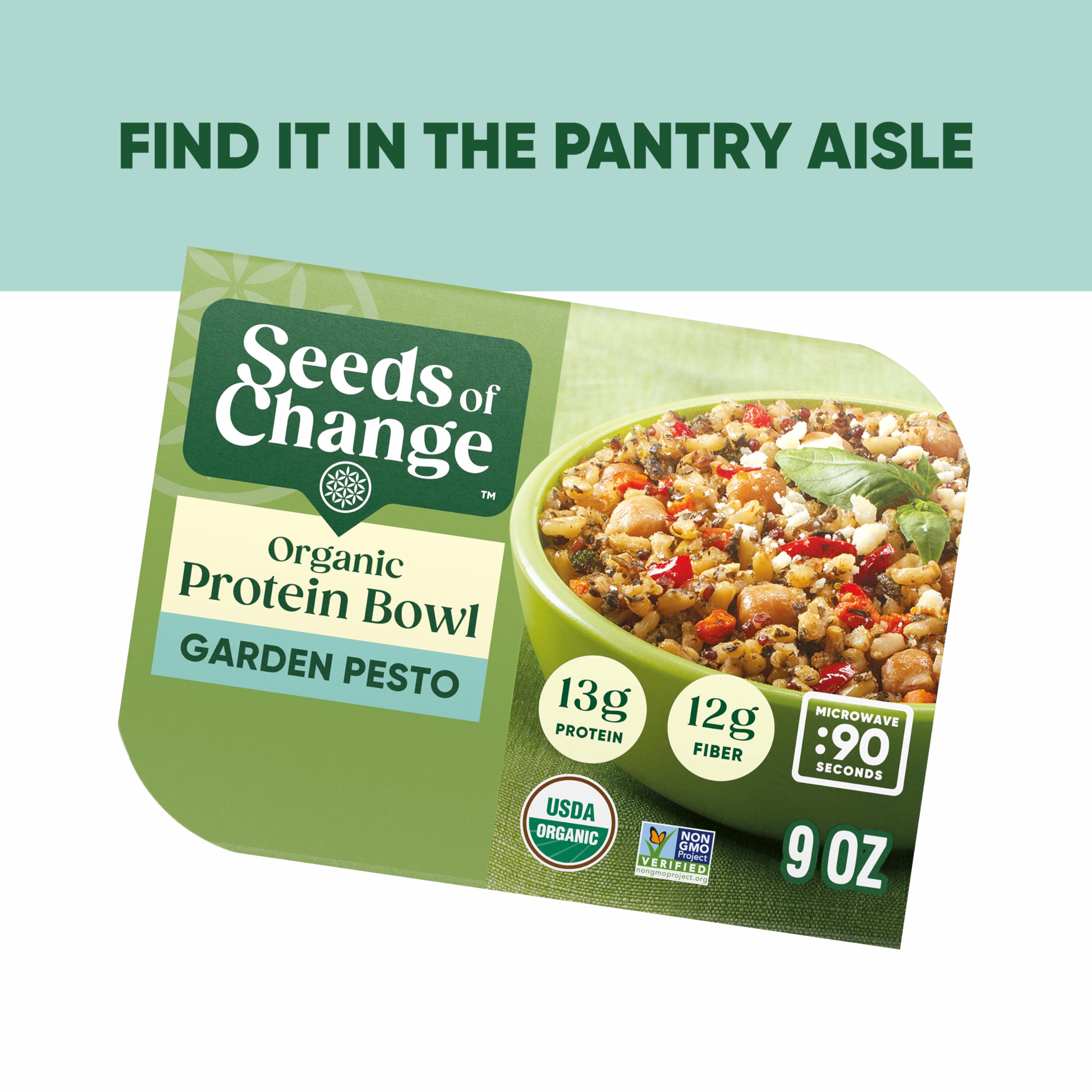 Microwave in 90 Seconds Bowl Prepared Entrée Protein
