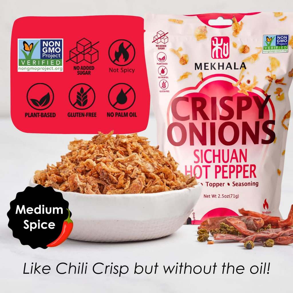 Crispy Onions Salad Toppings Crunchy Fried For All-Purpose Seasoning Like Ramen Rice