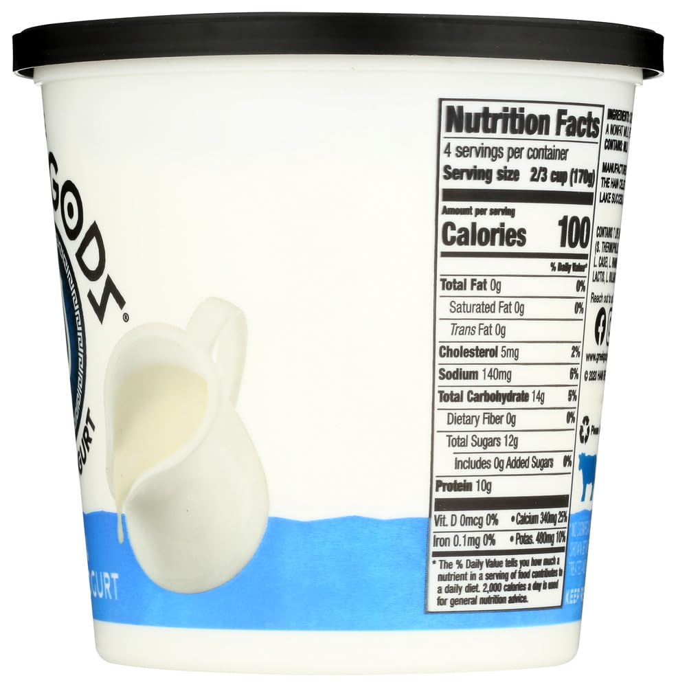 Greek Gods Non Fat Plain Yogurt