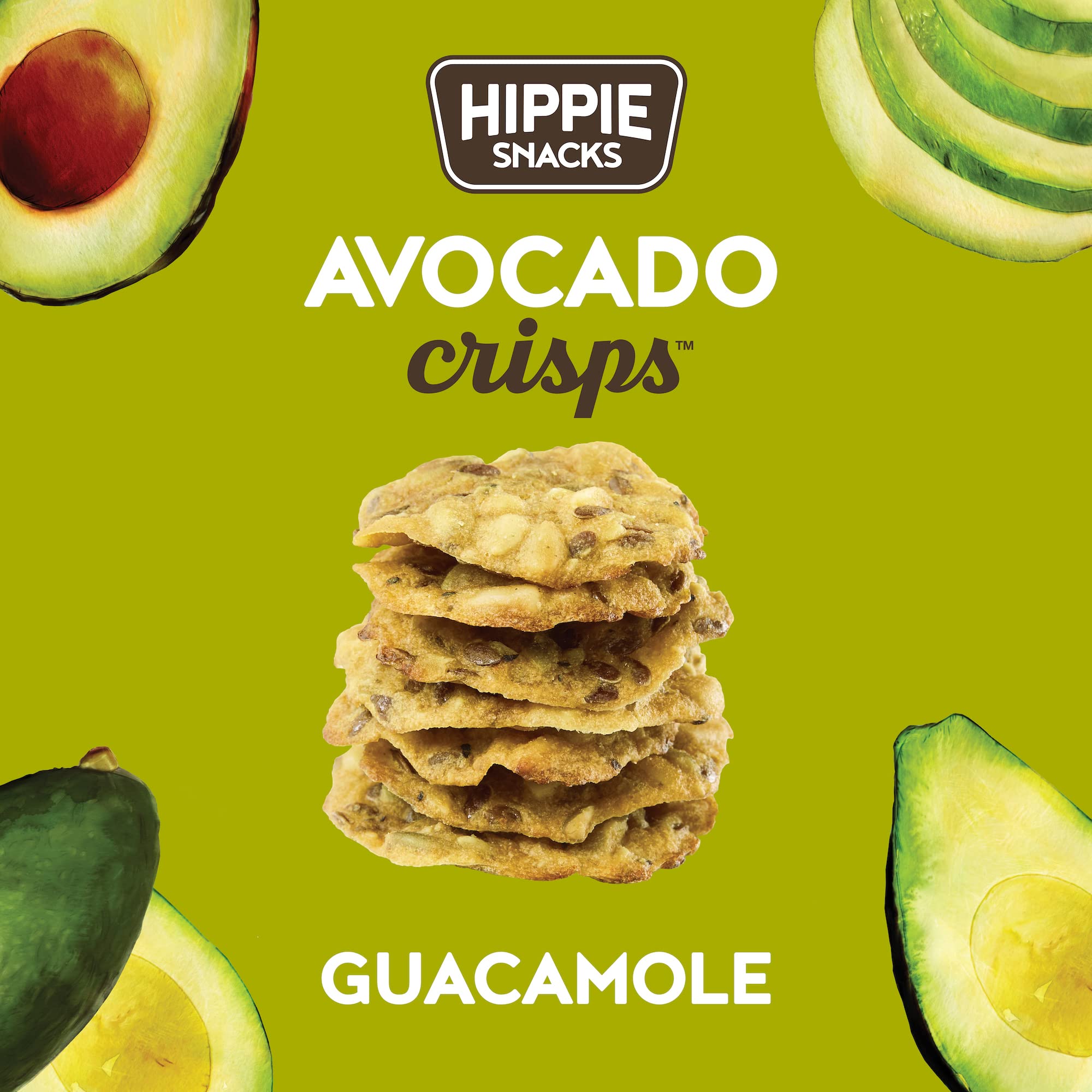 Avocado Crisps Or Crackers For Charcuterie Boards Guacamole
