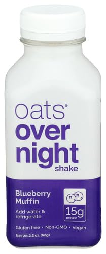 Oats Overnight Shake Blueberry Mufn Pnut Bttr Crnc