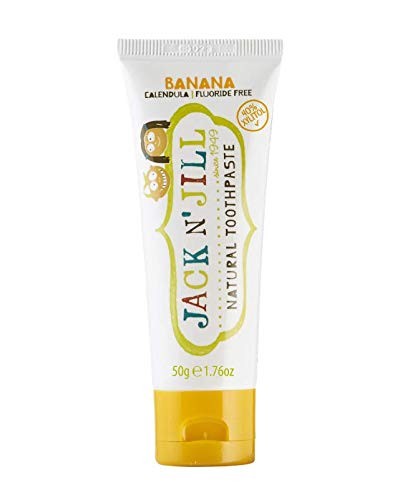 Natural Toothpaste For Kids Toddler (Baby Fluoride Training (Banana)