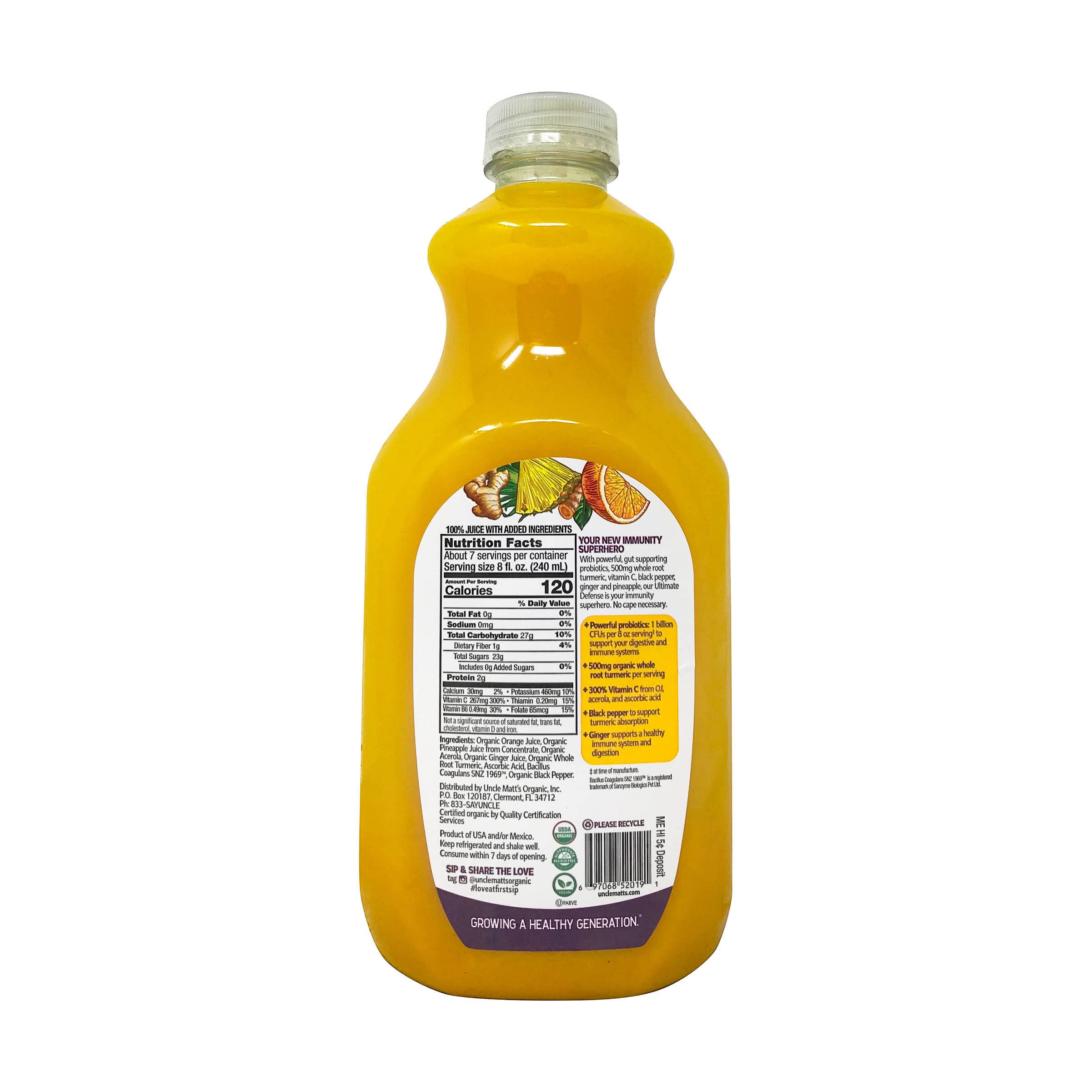 Ultimate Defense Orange Juice Beverage