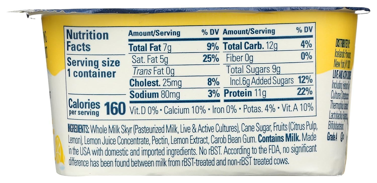 Icelandic Provisions Krimi Lemon Yogurt