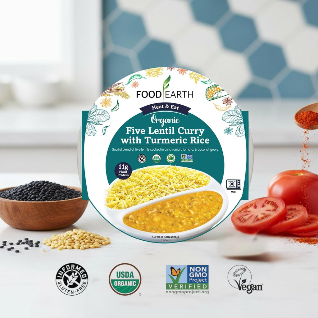Microwavable Ready-to-Eat Indian Chickpeas Curry