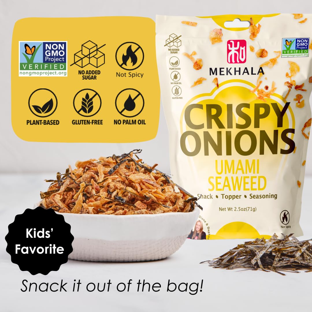 Crispy Onions Salad Toppings Crunchy Fried For All-Purpose Seasoning Like Ramen Rice