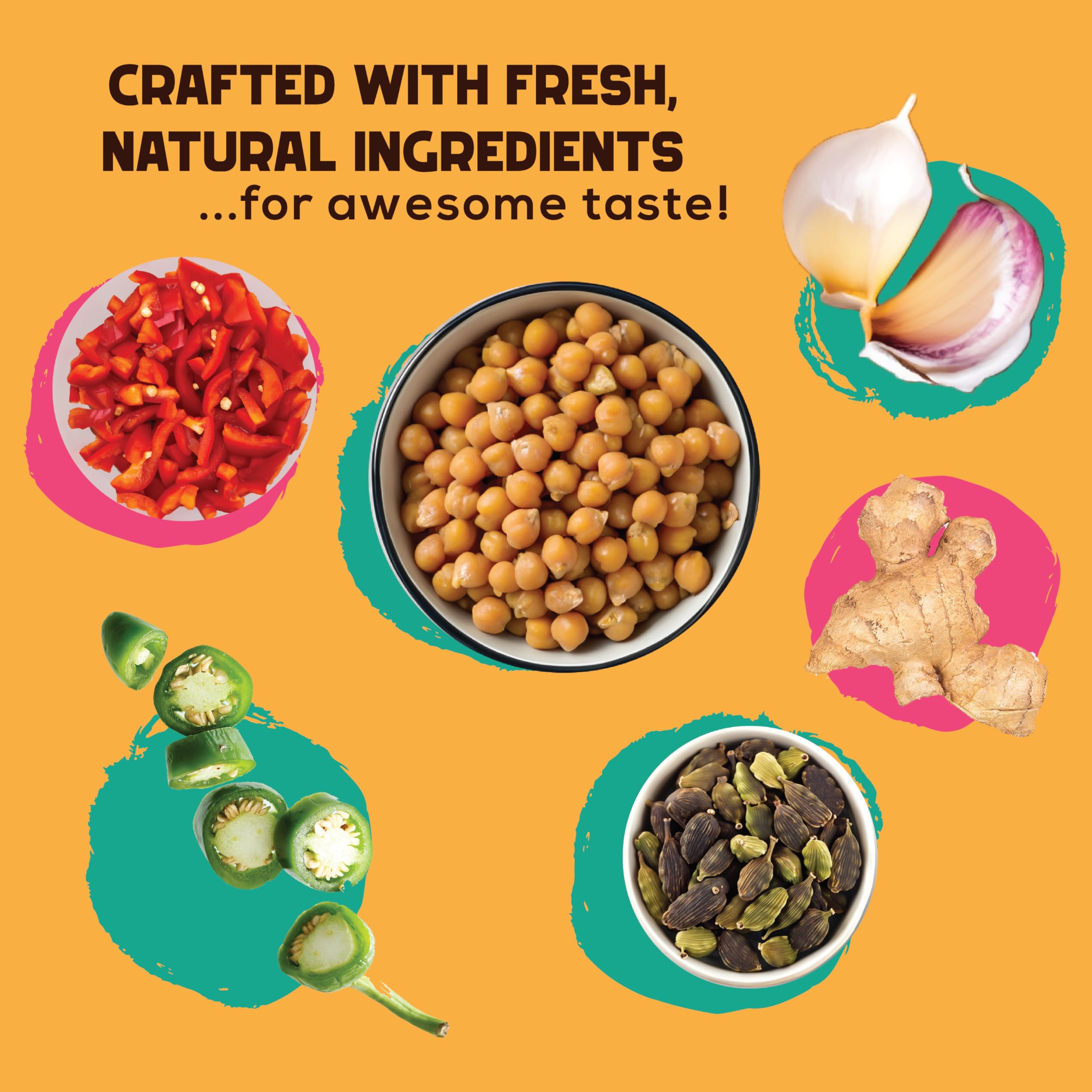 Heat and Eat Indian Prepared & Microwave Ready in 60 Seconds