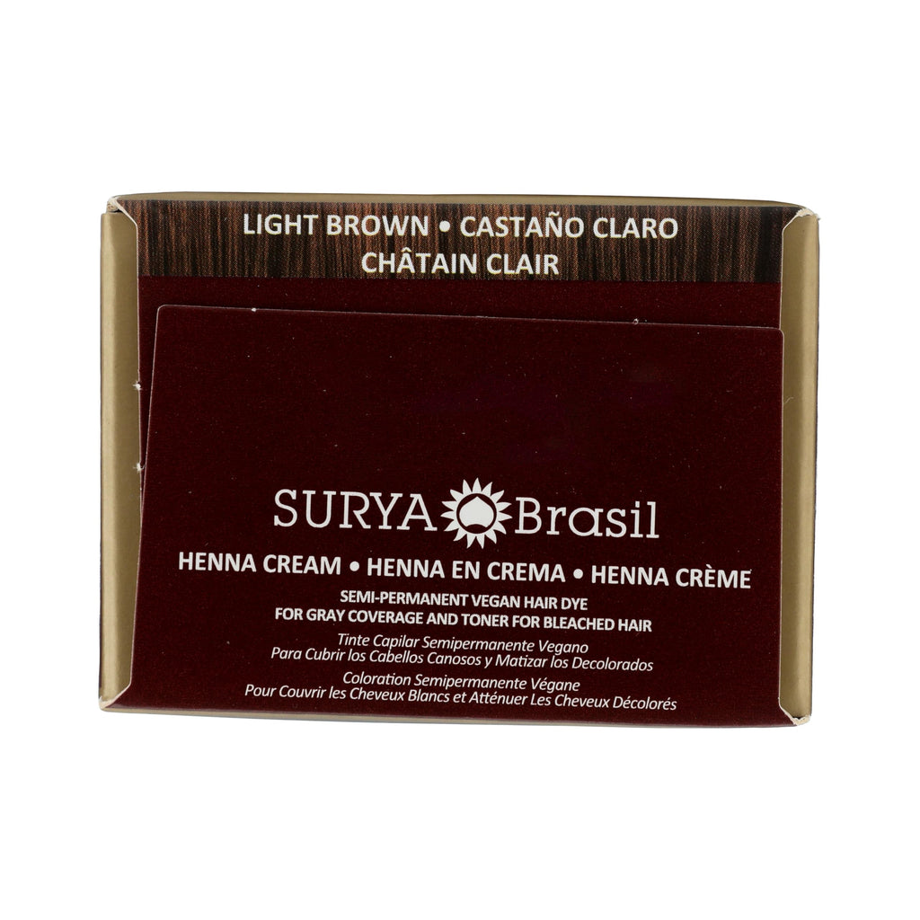 Henna Light Brown Cream Surya Nature Inc