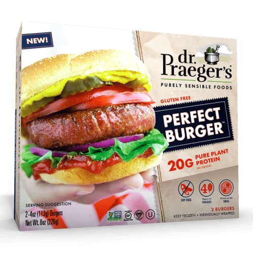 Dr Praeger''s Perfect Burgers Made with Sunflower Oil Pure Protein Soy