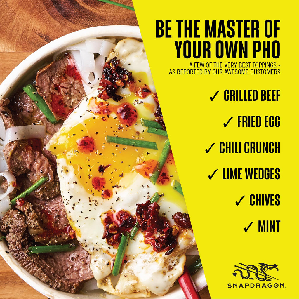 Pho Instant Noodle Soup Bowls