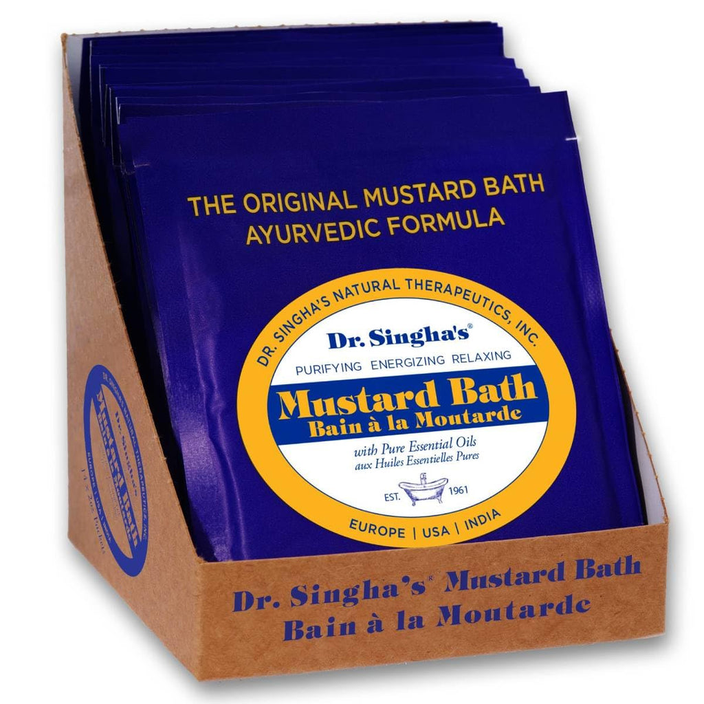 Mustard Bath Soak – Aromatherapy Salts with Seed & Essential Oils For Muscle Relaxation