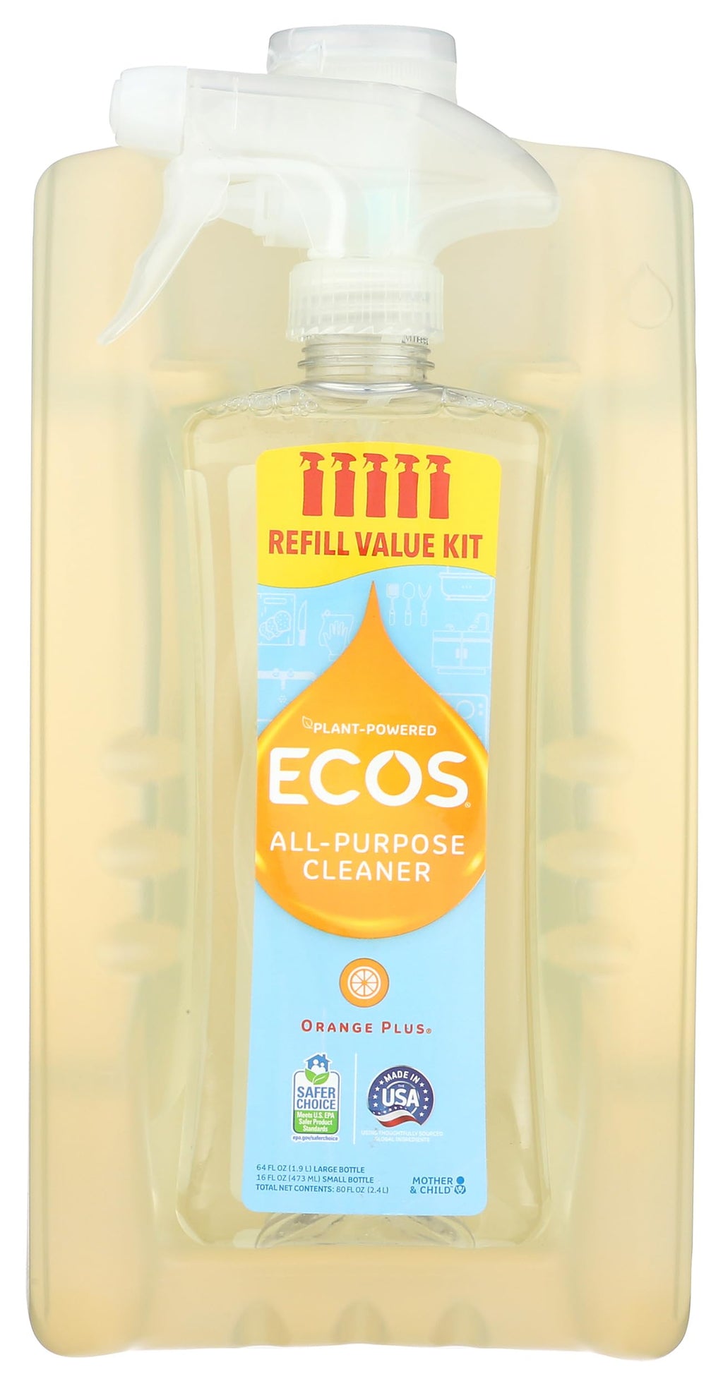 Non-Toxic All-Purpose Cleaner Orange