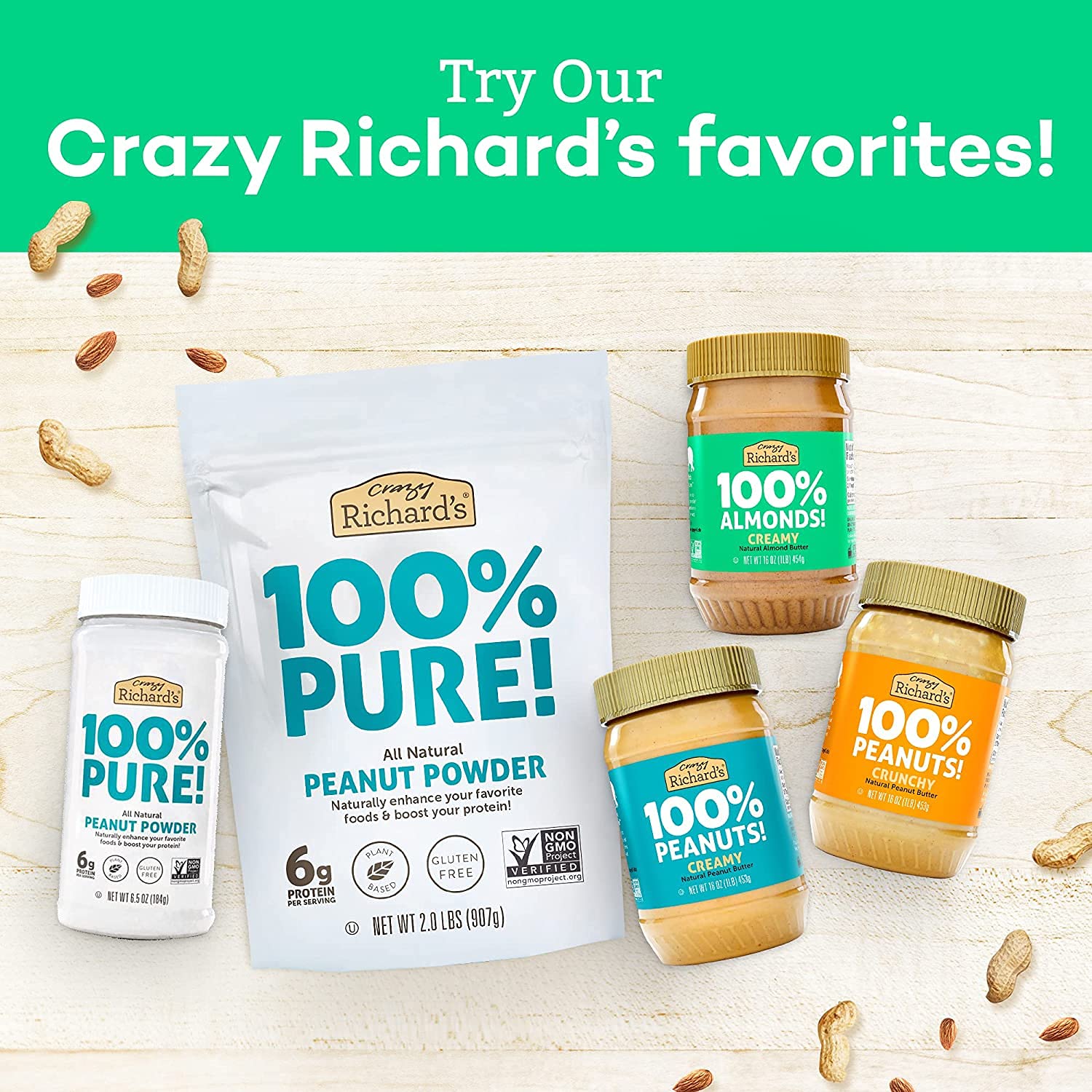 Resealable Jar X Powdered Peanut Butter Powder