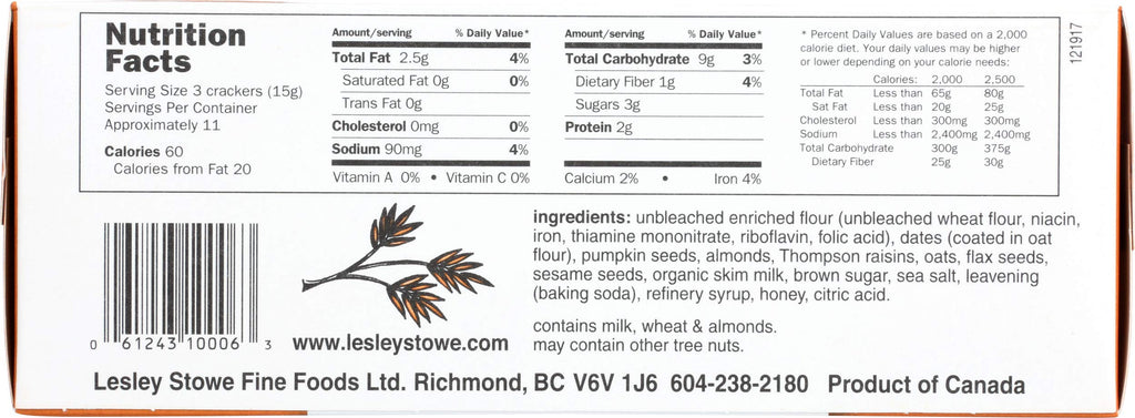 Raincoast Crisps Outstanding Quality and Taste