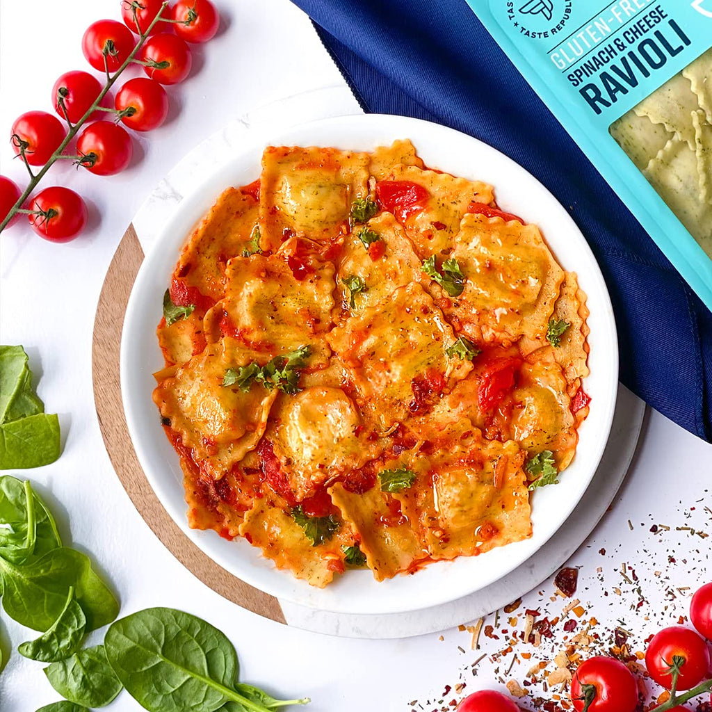 Spinach and Cheese Ravioli Cooks in Just 3 Minutes Fresh Pasta