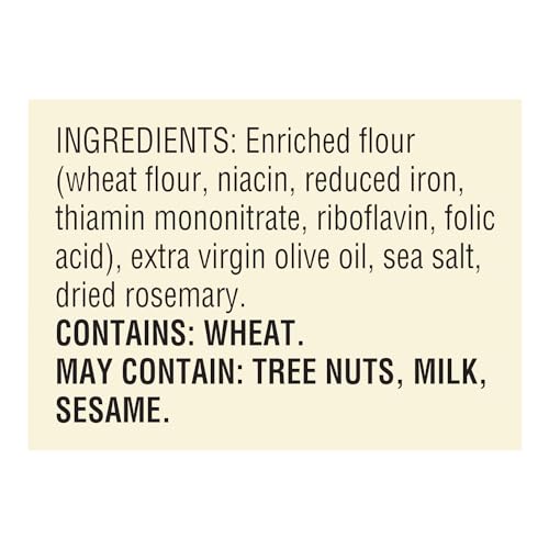 Croccantini 12 X Rosemary Crackers Light Artisanal