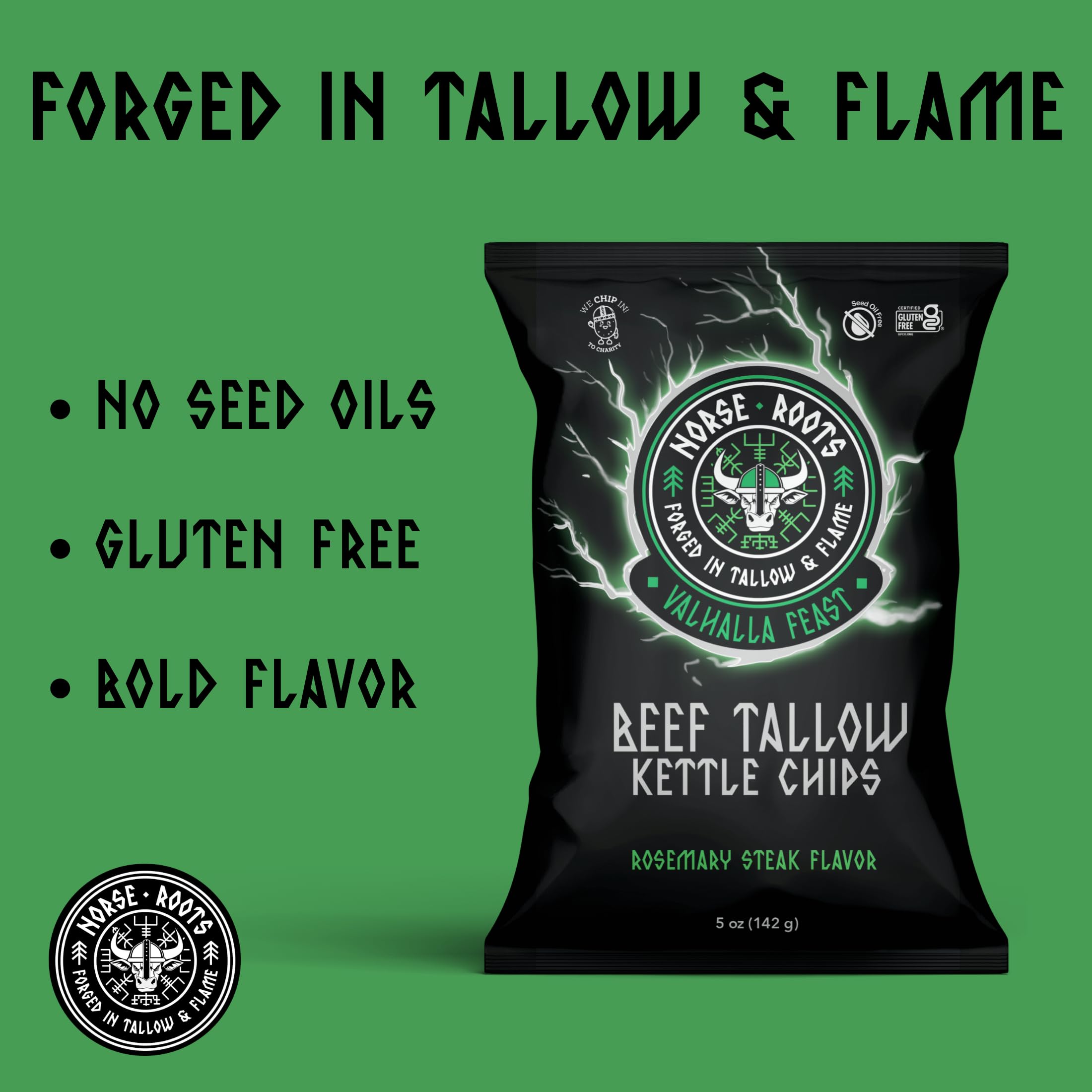 Beef Tallow Kettle Chips – Seed Oil Potato