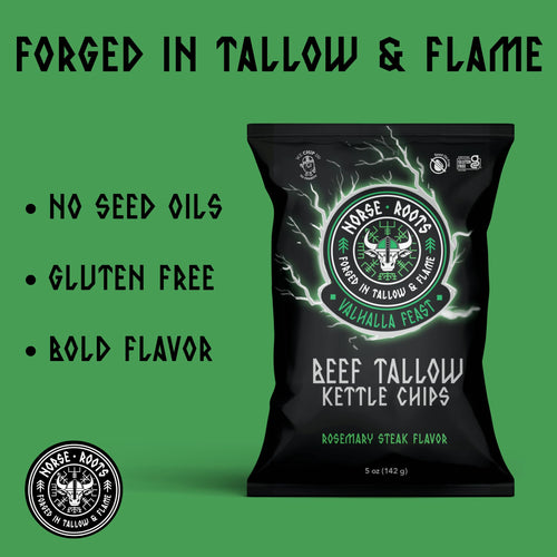 Beef Tallow Kettle Chips – Seed Oil Potato