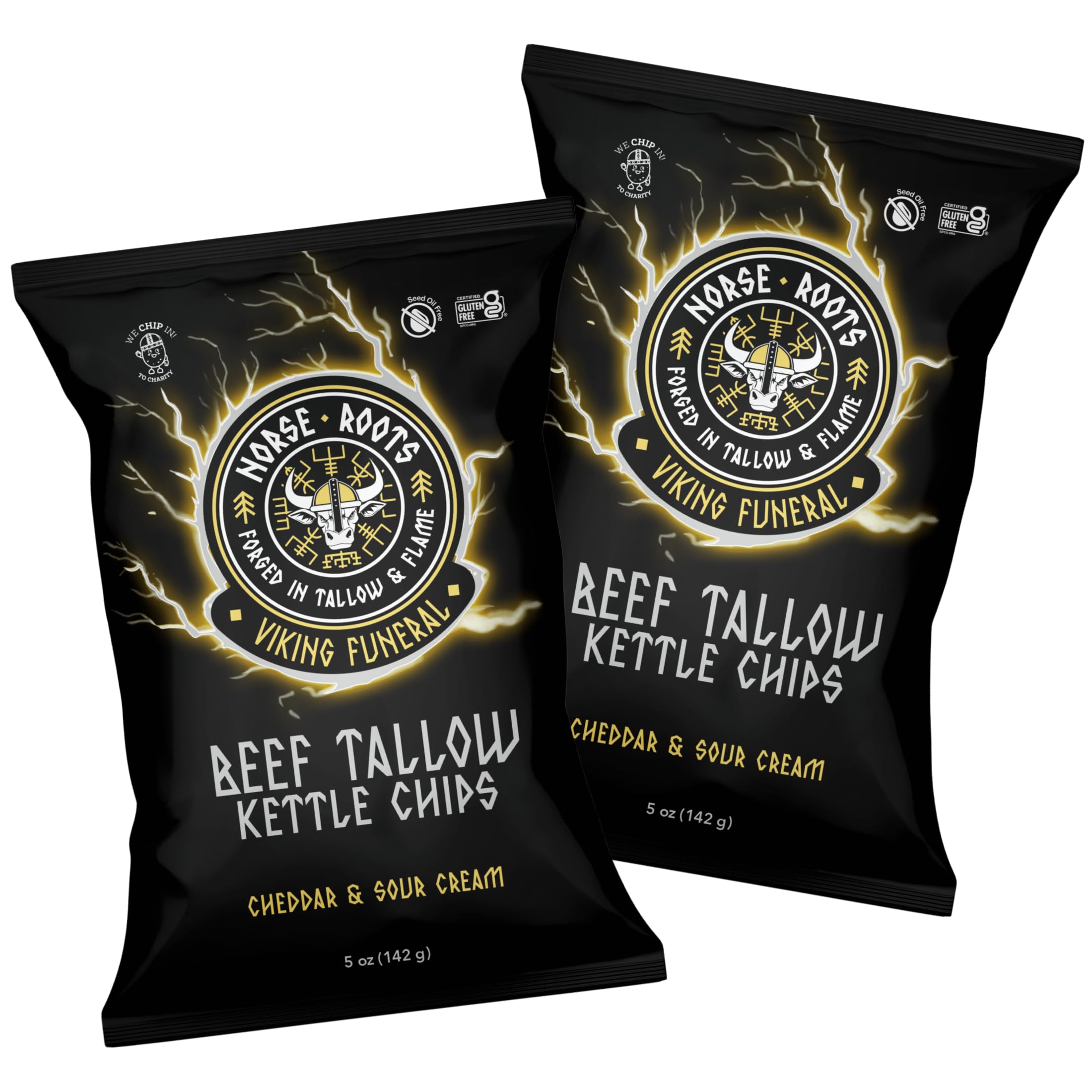Beef Tallow Kettle Chips – Seed Oil Potato