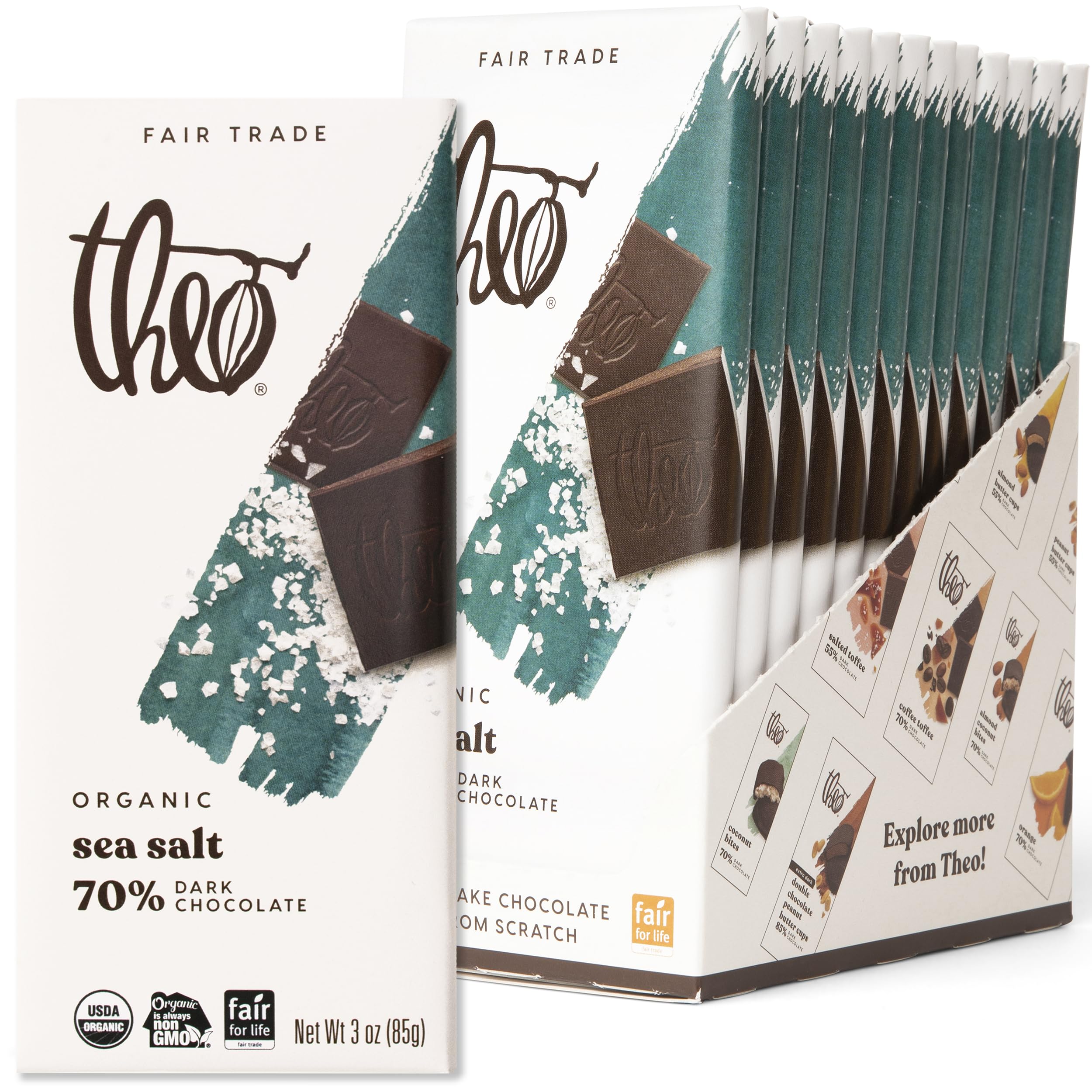70% Chocolate Sea Salt Dark Bar