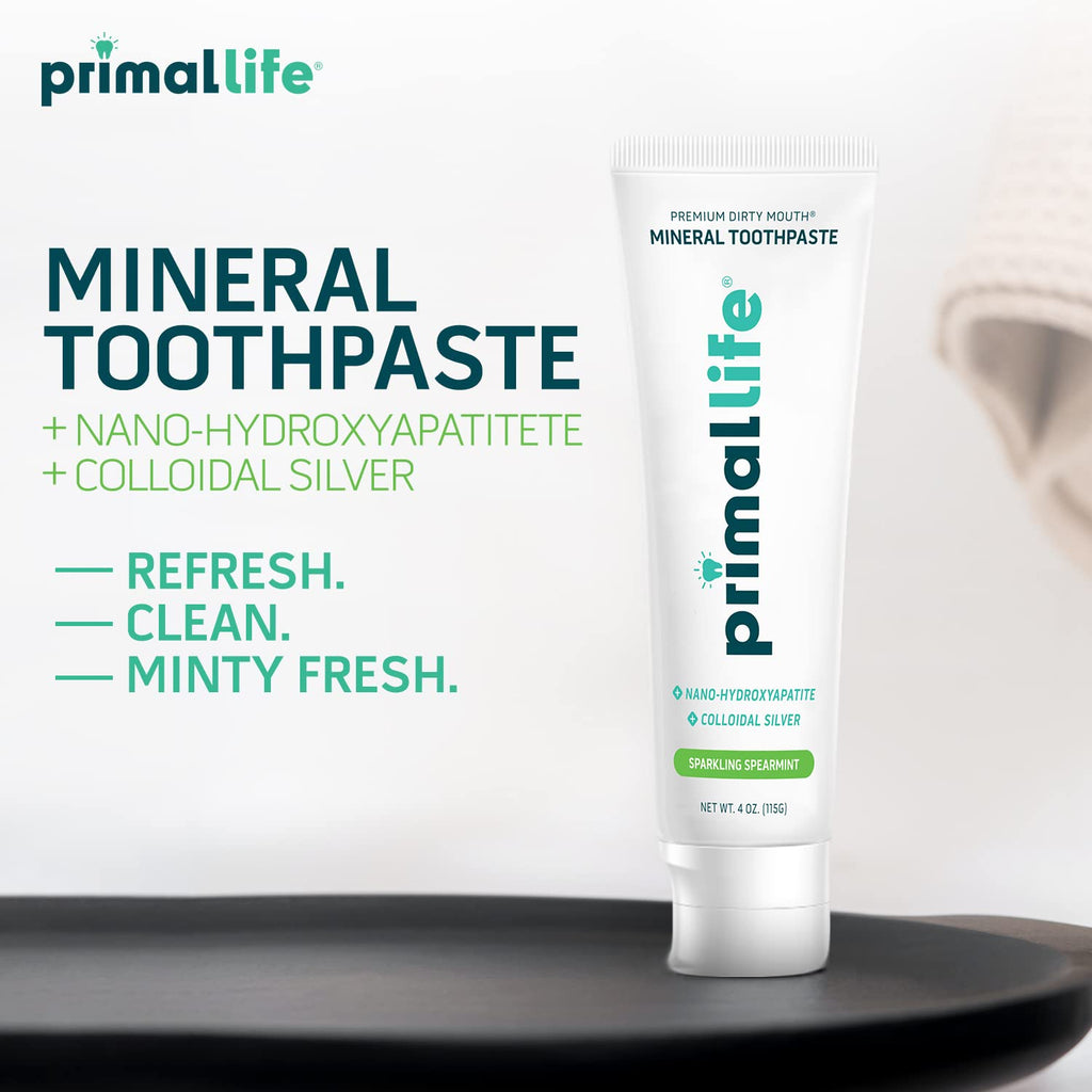 Dirty Mouth Mineral Toothpaste Nano-Hydroxyapatite Colloidal Silver