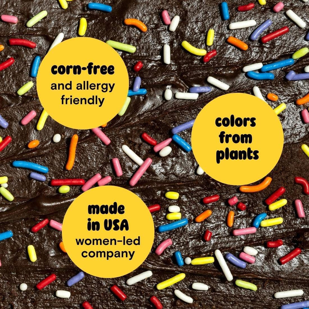 Rainbow Softies Natural Sprinkles Artificial Dyes