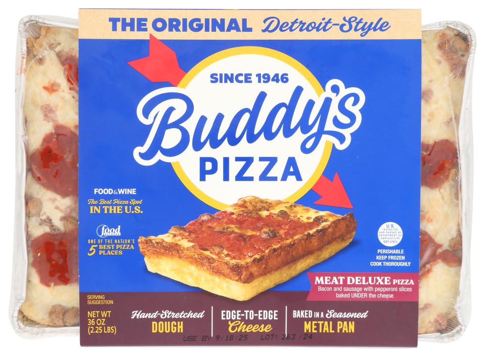Buddys Pizza Meat Delxe