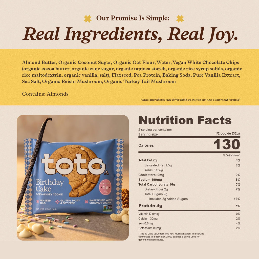 Individually Wrapped Protein Cookies