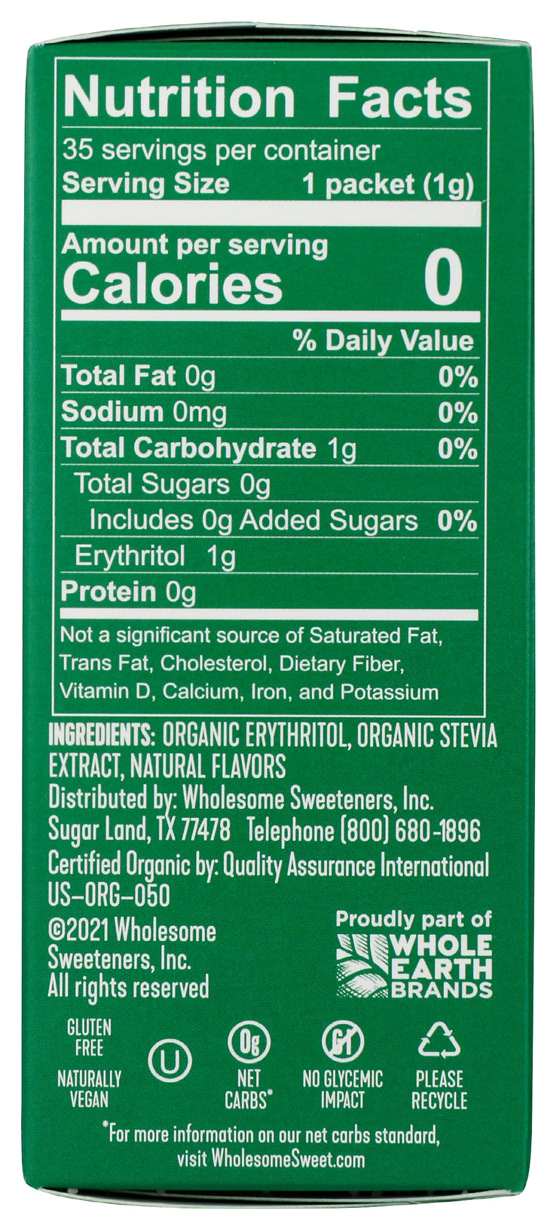 Sweeteners Stevia