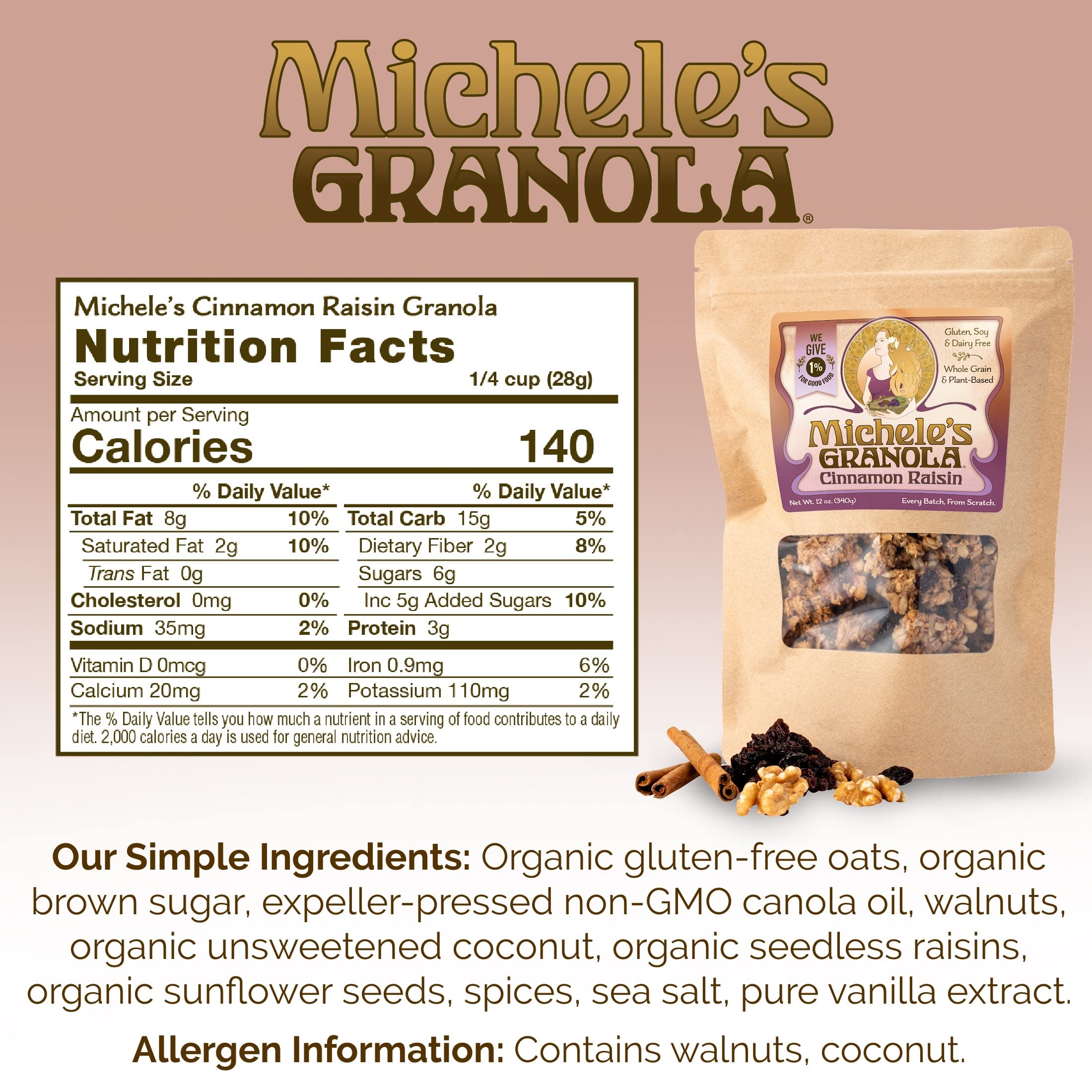 Handmade Whole Grain Toasted Muesli