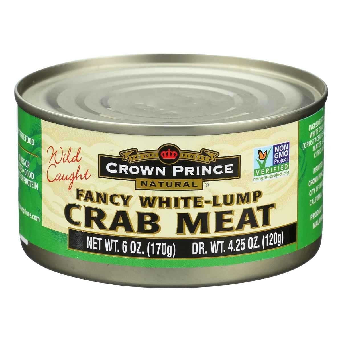 Fancy White Crab Meat Cans