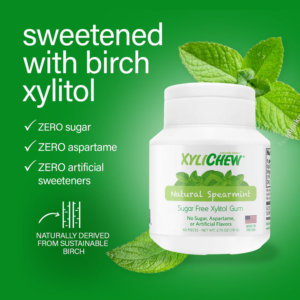 Non Aspartame Natural Oral Care Gum Xylitol Chewing