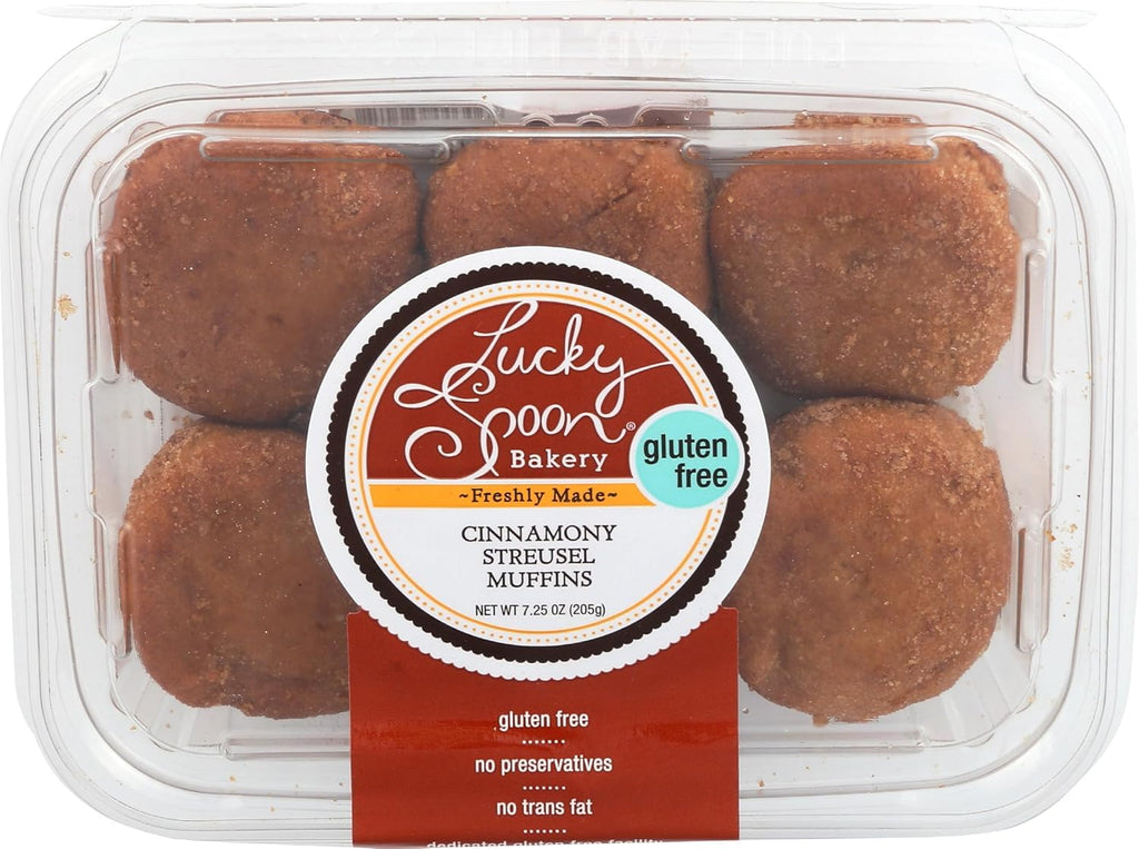 Lucky Spoon Bakery Cinnamony Streusel Muffins