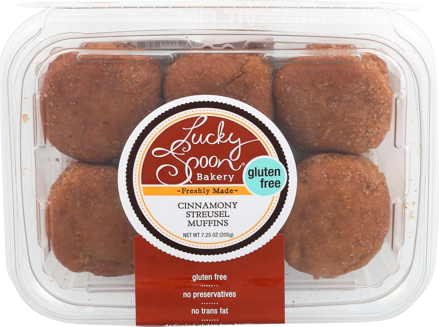 Lucky Spoon Bakery Cinnamony Streusel Muffins