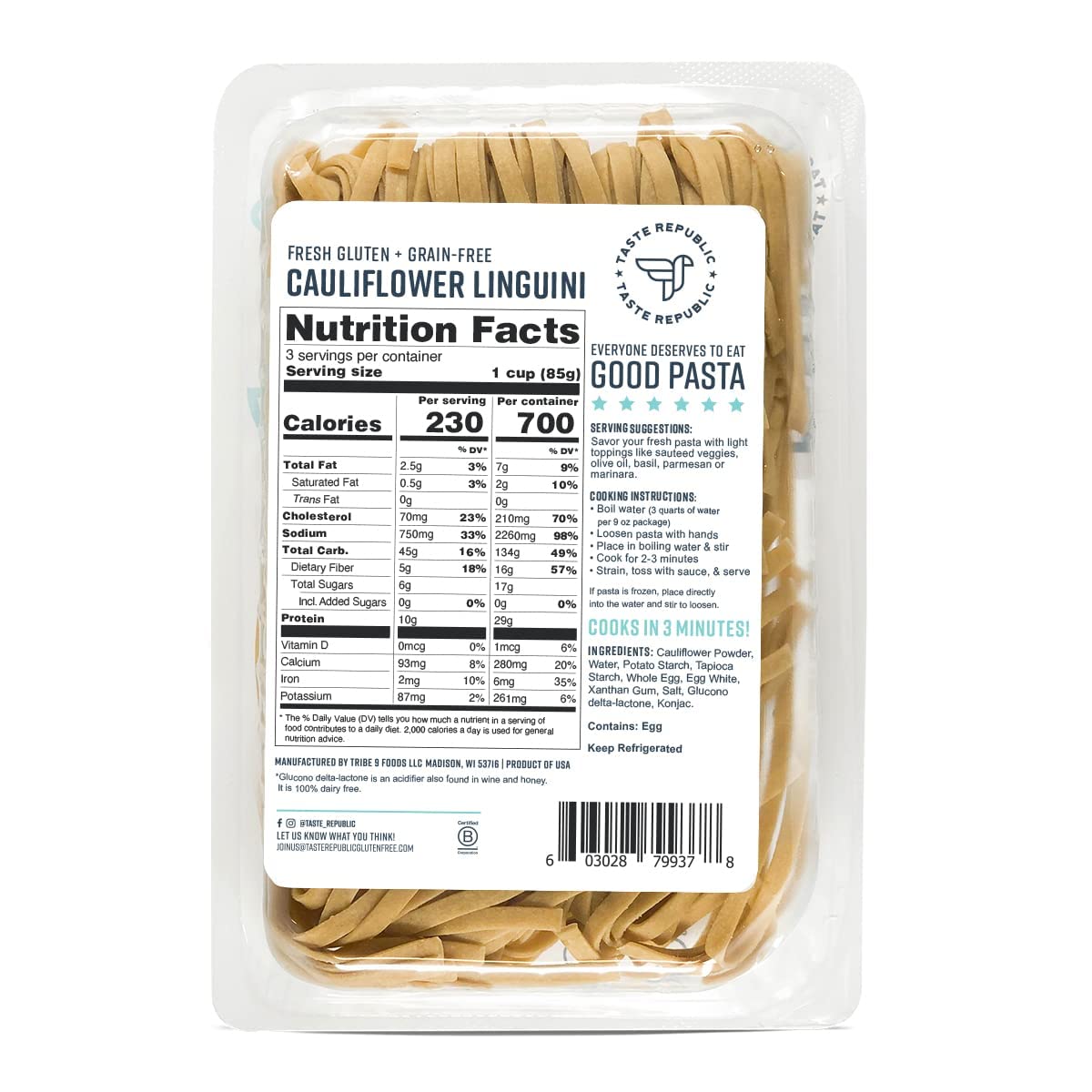 Cauliflower Linguini