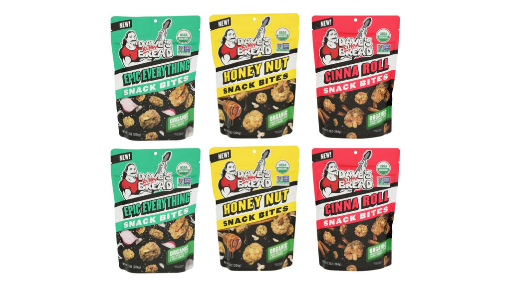 Bread Bites Variety Bundle - Everything, Honey, Cinnamon Roll(2)- )