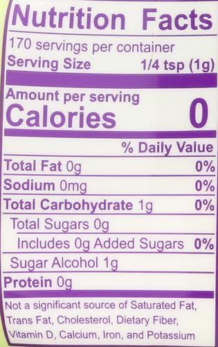 Sweeteners Stevia