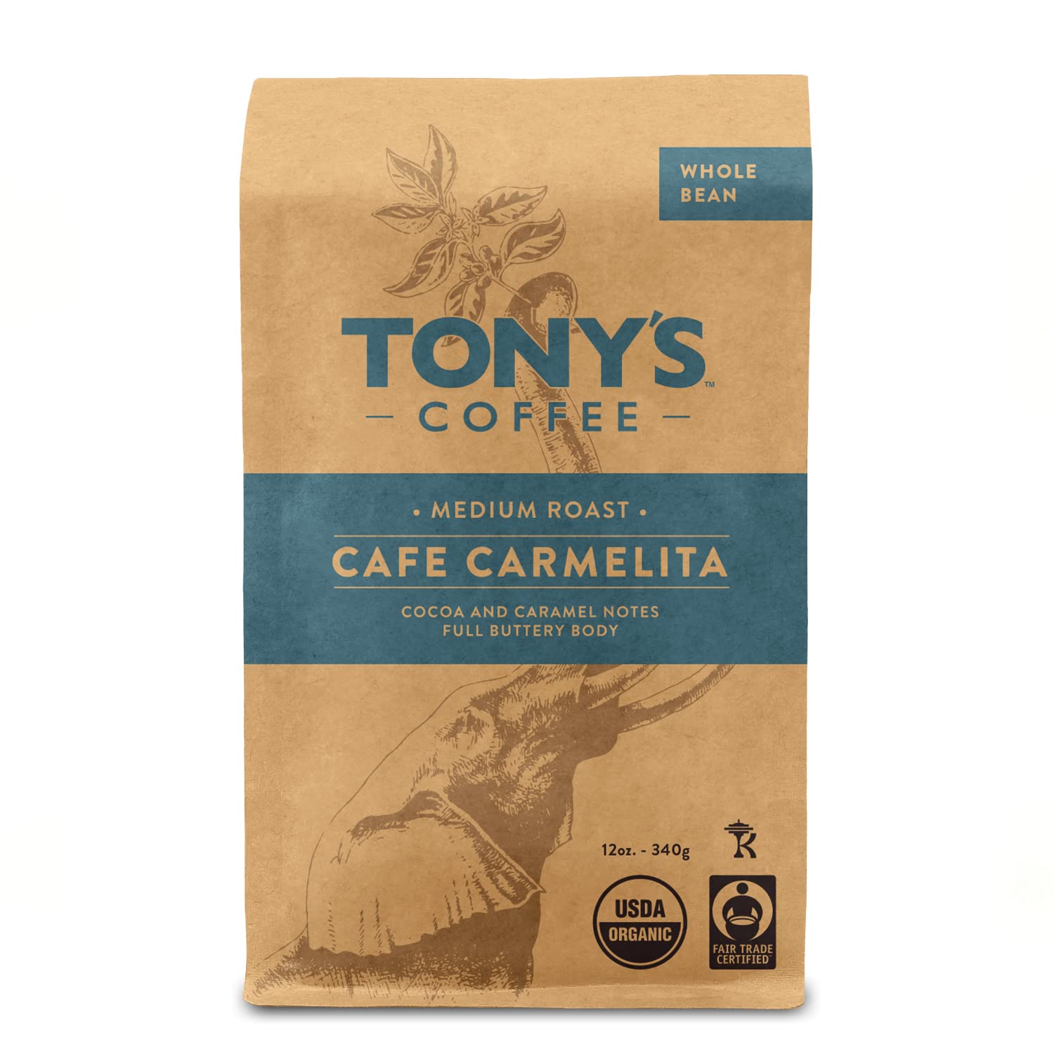 Cafe Carmelita Medium Roast Whole Bean