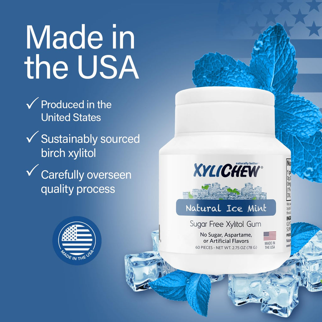 Xylitol Chewing Gum Jars Natural Oral Care