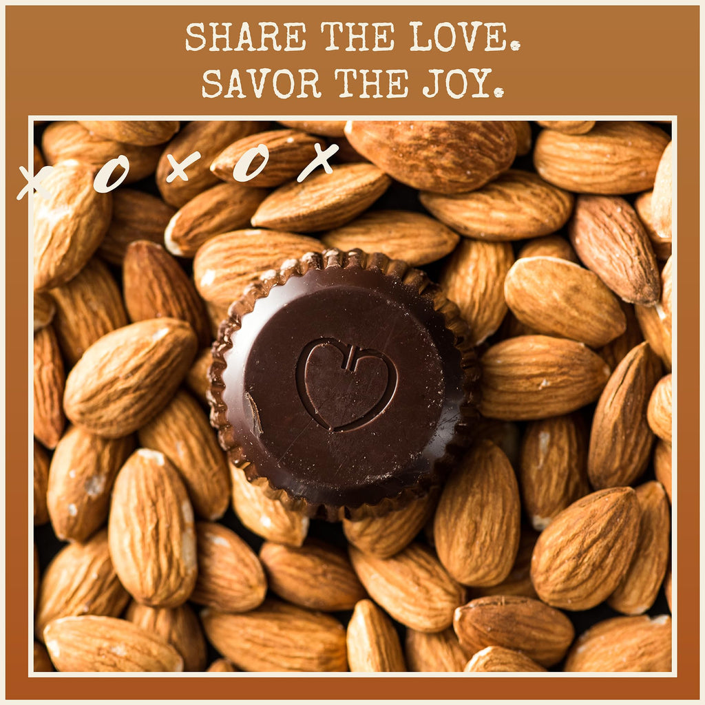 Almond Butter Cups in Dark Chocolate