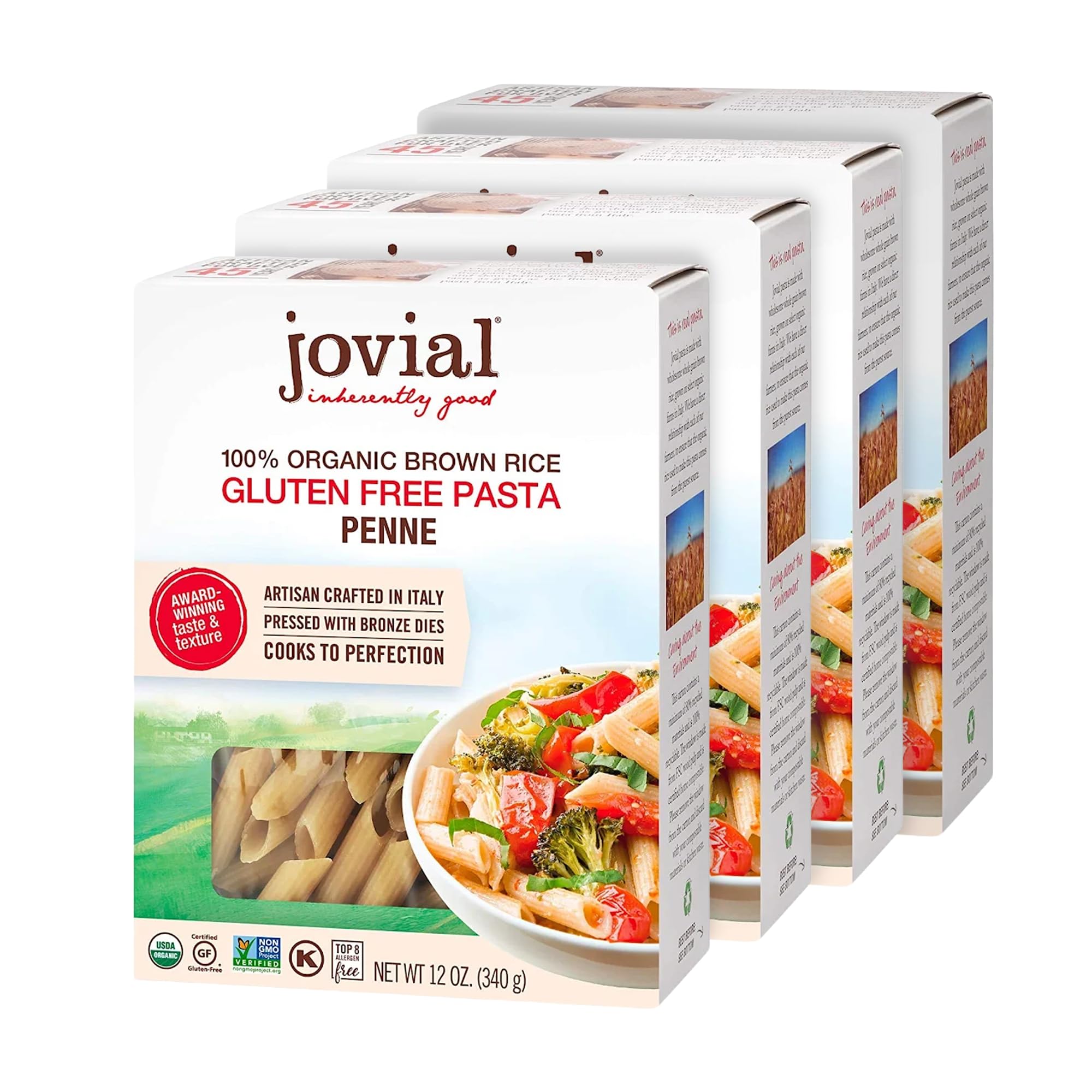 Whole Grain Brown Rice Penne Pasta