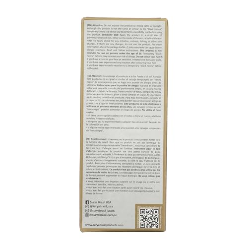Henna Light Brown Cream Surya Nature Inc