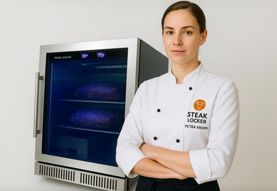 Steak Locker Home Plus Dry Aging Refrigerator — Professional-Grade Meat Ager App-Controlled