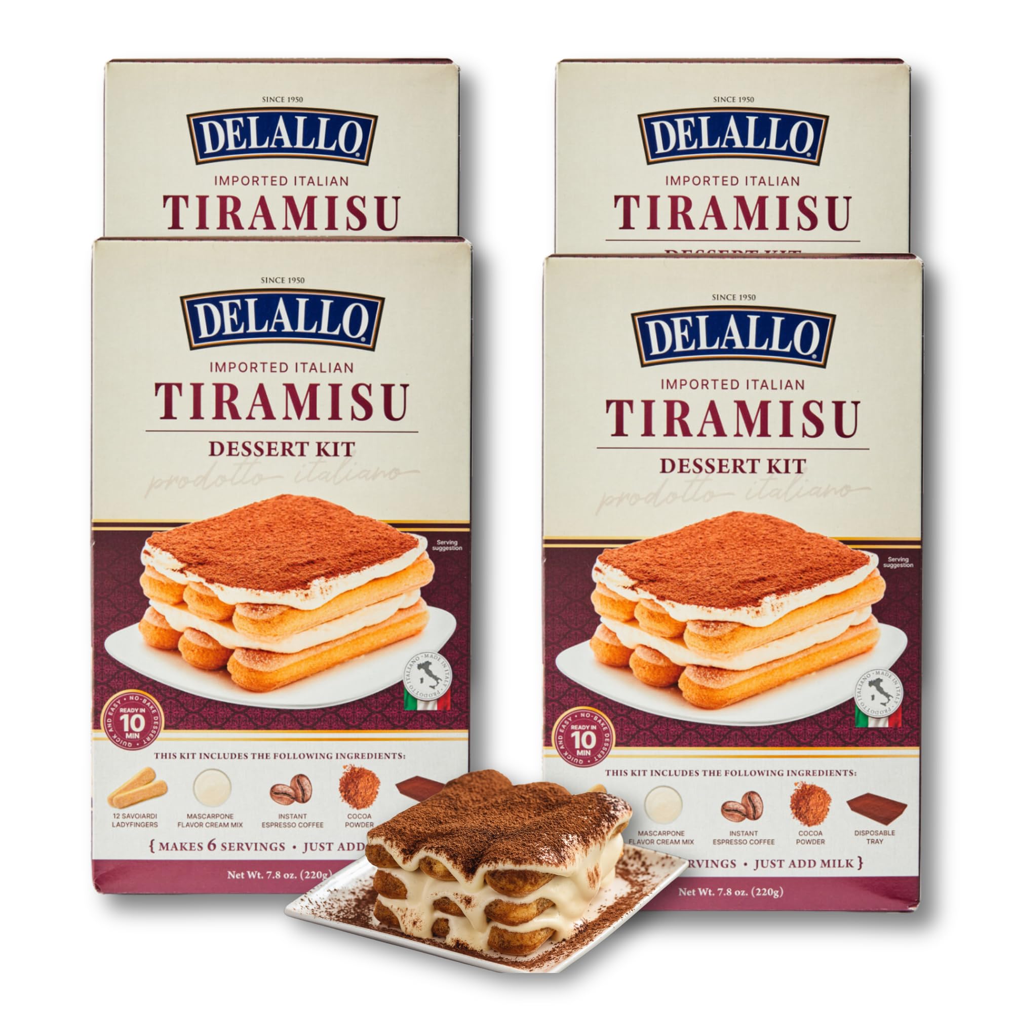 No-Bake Italian Dessert Mix Tiramisu Cake Kit