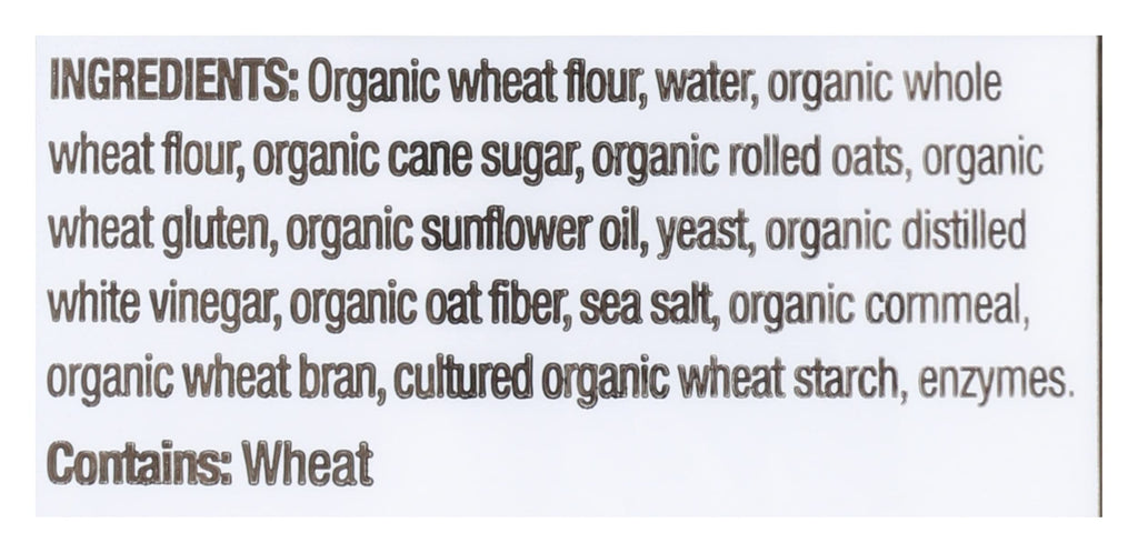 Organic Multigrain Oat Sandwich Bread